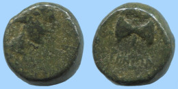 AXE GENUINE ANTIKE GRIECHISCHE Münze 5g/14mm #AG025.12.D.A - Griechische Münzen