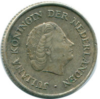 1/4 GULDEN 1965 NIEDERLÄNDISCHE ANTILLEN SILBER Koloniale Münze #NL11410.4.D.A - Niederländische Antillen