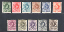 1938-54 Swaziland, Stanley Gibbons N. 28/38a - MNH** - Sonstige & Ohne Zuordnung