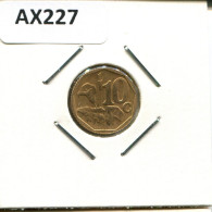 10 CENTS 2002 SUDAFRICA SOUTH AFRICA Moneda #AX227.E.A - South Africa