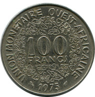 100 FRANCS 1975 WESTERN AFRICAN STATES Münze #AH630.3.D.A - Otros – Africa