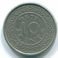 10 CENTS 1976 SURINAME Nickel Moneda #S13298.E.A - Suriname 1975 - ...
