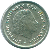 1/10 GULDEN 1970 NIEDERLÄNDISCHE ANTILLEN SILBER Koloniale Münze #NL13017.3.D.A - Niederländische Antillen