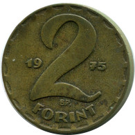2 FORINT 1975 SIEBENBÜRGEN HUNGARY Münze #AY639.D.A - Hongarije