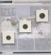 SIERRA LEONE 1996 Coin SET 10. 50. 100 LEONES UNC #SET1173.5.U.A - Sierra Leona