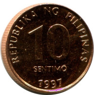 10 CENTIMO 1997 PHILIPPINES UNC Pièce #M10080.F.A - Filipinas