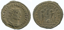 DIOCLETIAN ANTONINIANUS Lugdunum P AD81 Saeculi Per 3.5g/24mm #NNN1850.18.E.A - La Tetrarchía Y Constantino I El Magno (284 / 307)