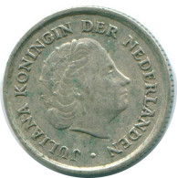 1/10 GULDEN 1966 NETHERLANDS ANTILLES SILVER Colonial Coin #NL12787.3.U.A - Antille Olandesi