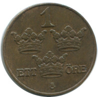 1 ORE 1922 SWEDEN Coin #AD225.2.U.A - Zweden