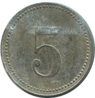 BAVARIA 5 PFENNIG 1917 Notgeld German States #DE10489.6.F.A - 5 Pfennig