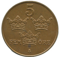 5 ORE 1950 SWEDEN Coin #AC476.2.U.A - Zweden
