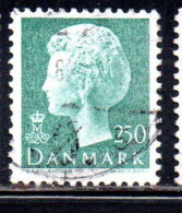 DANEMARK DANMARK DENMARK DANIMARCA 1979 1982 1981 QUEEN MARGRETHE 250o USED USATO OBLITERE' - Usati