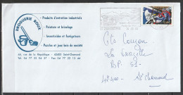 Lettre Flamme St Chamond (Loire) Porte Du Pilet - Mechanical Postmarks (Advertisement)