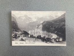 Wengen - Blick Auf Die Alpen Carte Postale Postcard - Wengen
