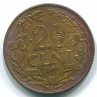 2 1/2 CENT 1956 CURACAO NIEDERLANDE NETHERLANDS Koloniale Münze #S10171.D.A - Curaçao