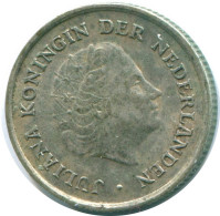 1/10 GULDEN 1960 ANTILLAS NEERLANDESAS PLATA Colonial Moneda #NL12340.3.E.A - Antillas Neerlandesas