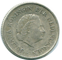1/4 GULDEN 1967 ANTILLAS NEERLANDESAS PLATA Colonial Moneda #NL11506.4.E.A - Antillas Neerlandesas