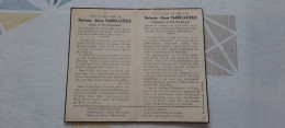 Hortense Vandecasteele Geb. Reckem/ Rekkem 1887- Getr. E. Baekelandt - Gest. 3/09/1954 - Andachtsbilder