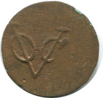 1806 JAVA VOC DUIT NETHERLANDS EAST INDIA R NEW YORK COLONIAL PENNY #AE837.27.U.A - Dutch East Indies