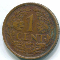 1 CENT 1959 NETHERLANDS ANTILLES Bronze Fish Colonial Coin #S11048.U.A - Niederländische Antillen