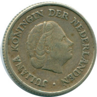 1/4 GULDEN 1963 NIEDERLÄNDISCHE ANTILLEN SILBER Koloniale Münze #NL11193.4.D.A - Nederlandse Antillen