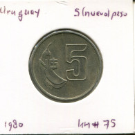 5 NEW PESO 1980 URUGUAY Pièce #AR480.F.A - Uruguay