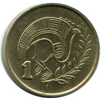 1 CENTS 1987 CHIPRE CYPRUS Moneda #AP326.E.A - Chipre