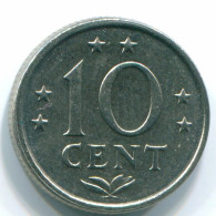 10 CENTS 1978 ANTILLAS NEERLANDESAS Nickel Colonial Moneda #S13550.E.A - Antille Olandesi