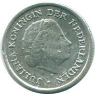 1/10 GULDEN 1963 ANTILLAS NEERLANDESAS PLATA Colonial Moneda #NL12538.3.E.A - Antilles Néerlandaises