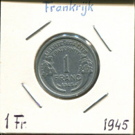 1 FRANC 1945 FRANCE Coin French Coin #AM289.U.A - 1 Franc