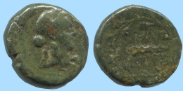 WREATH GENUINE ANTIKE GRIECHISCHE Münze 3.3g/16mm #AF986.12.D.A - Griechische Münzen