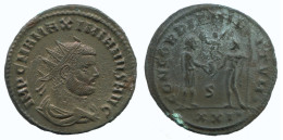 MAXIMIANUS ANTONINIANUS Antiochia S/xxi 3.5g/22mm #NNN1958.18.D.A - La Tetrarchía Y Constantino I El Magno (284 / 307)