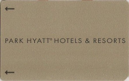 STATI UNITI  KEY HOTEL  Park Hyatt Hotels & Resorts - Hotel Keycards