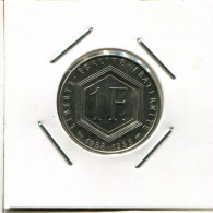 1 FRANC 1958-1988 FRANCIA FRANCE Moneda CHARLES DE GAULLE #AK527.E.A - 1 Franc