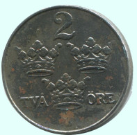 2 ORE 1917 SWEDEN Coin #AC785.2.U.A - Sweden