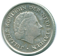 1/10 GULDEN 1960 NIEDERLÄNDISCHE ANTILLEN SILBER Koloniale Münze #NL12256.3.D.A - Niederländische Antillen