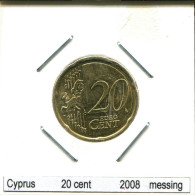 20 CENTS 2008 CHYPRE CYPRUS Pièce #AS470.F.A - Chypre