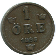 1 ORE 1896 SUECIA SWEDEN Moneda #AD233.2.E.A - Svezia
