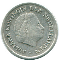 1/10 GULDEN 1960 NETHERLANDS ANTILLES SILVER Colonial Coin #NL12275.3.U.A - Antille Olandesi