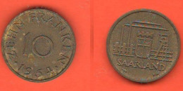 Saarland 10 Franken 1945 Sarre - 10 Franken