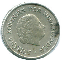1/4 GULDEN 1965 ANTILLAS NEERLANDESAS PLATA Colonial Moneda #NL11314.4.E.A - Antille Olandesi