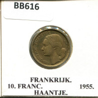 10 FRANCS 1955 FRANCE Pièce #BB616.F.A - 10 Francs