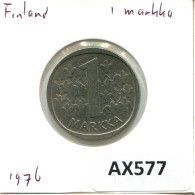 1 MARKKA 1976 FINLANDIA FINLAND Moneda #AX577.E.A - Finlandia