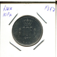 10 FRANCS 1977 LUXEMBOURG Coin #AT242.U.A - Luxembourg