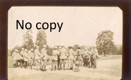 PHOTO FRANCAISE TM 215 - LA MUSIQUE DU GROUPEMENT KORN A OGNON PRES DE BARBERY - SENLIS OISE GUERRE 1914 1918 - Guerra, Militares