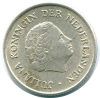 1/4 GULDEN 1970 NETHERLANDS ANTILLES SILVER Colonial Coin #NL11666.4.U.A - Antille Olandesi