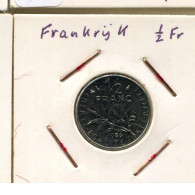 1/2 FRANC 1986 FRANKREICH FRANCE Französisch Münze #AM928.D.A - 1/2 Franc