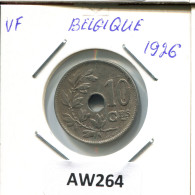 10 CENTIMES 1926 Französisch Text BELGIEN BELGIUM Münze #AW264.D.A - 10 Centimes