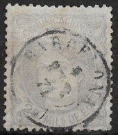ESPAÑA 1870.-EDIFIL 106 - Oblitérés