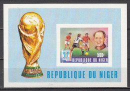 Football / Soccer / Fussball - WM 1978: Niger  Bl **, Imperf. - 1978 – Argentina